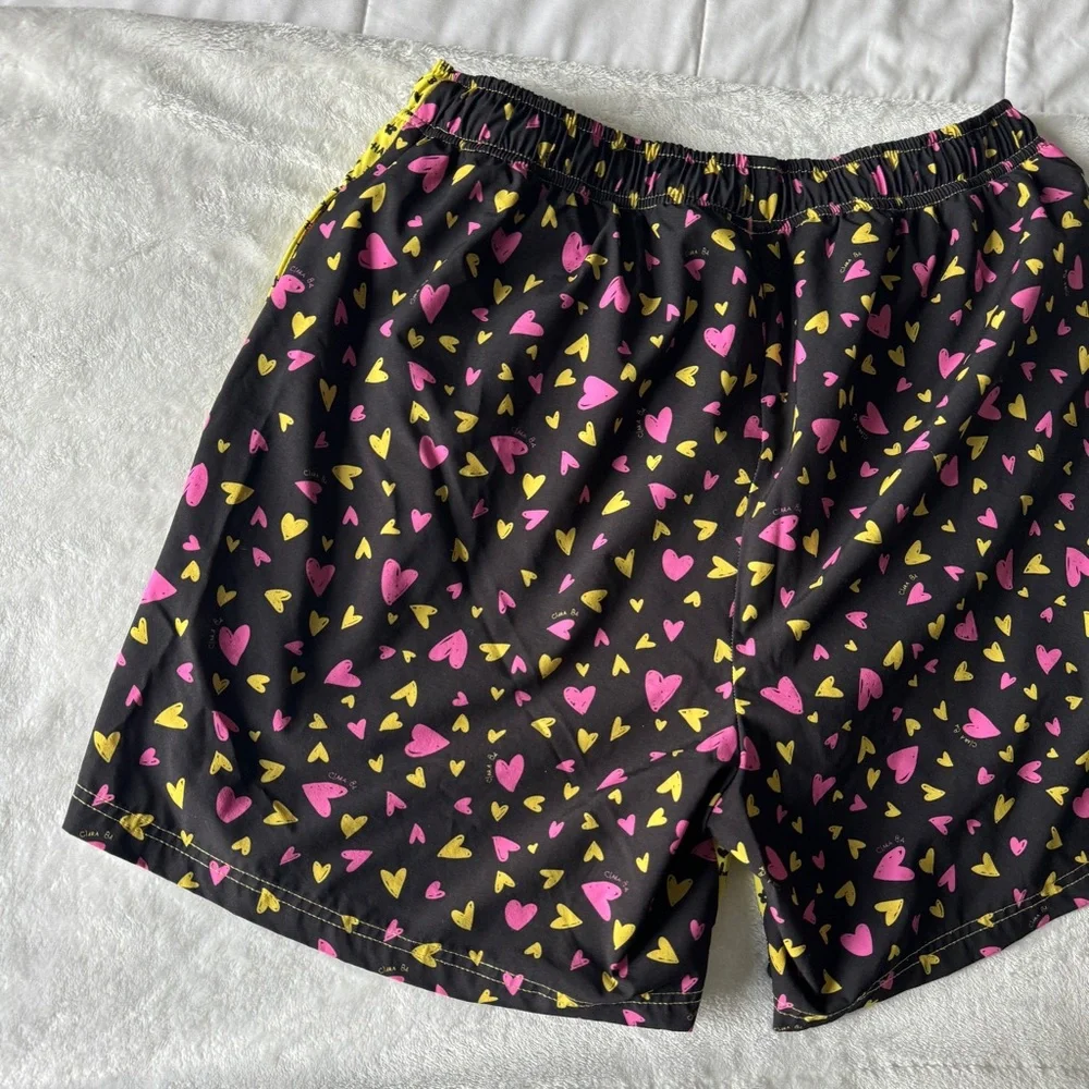 Clara8a Yellow Swim Shorts